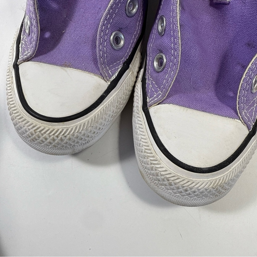 Converse size 6.5 Lavender High-Top Sneakers - Picture 8 of 9